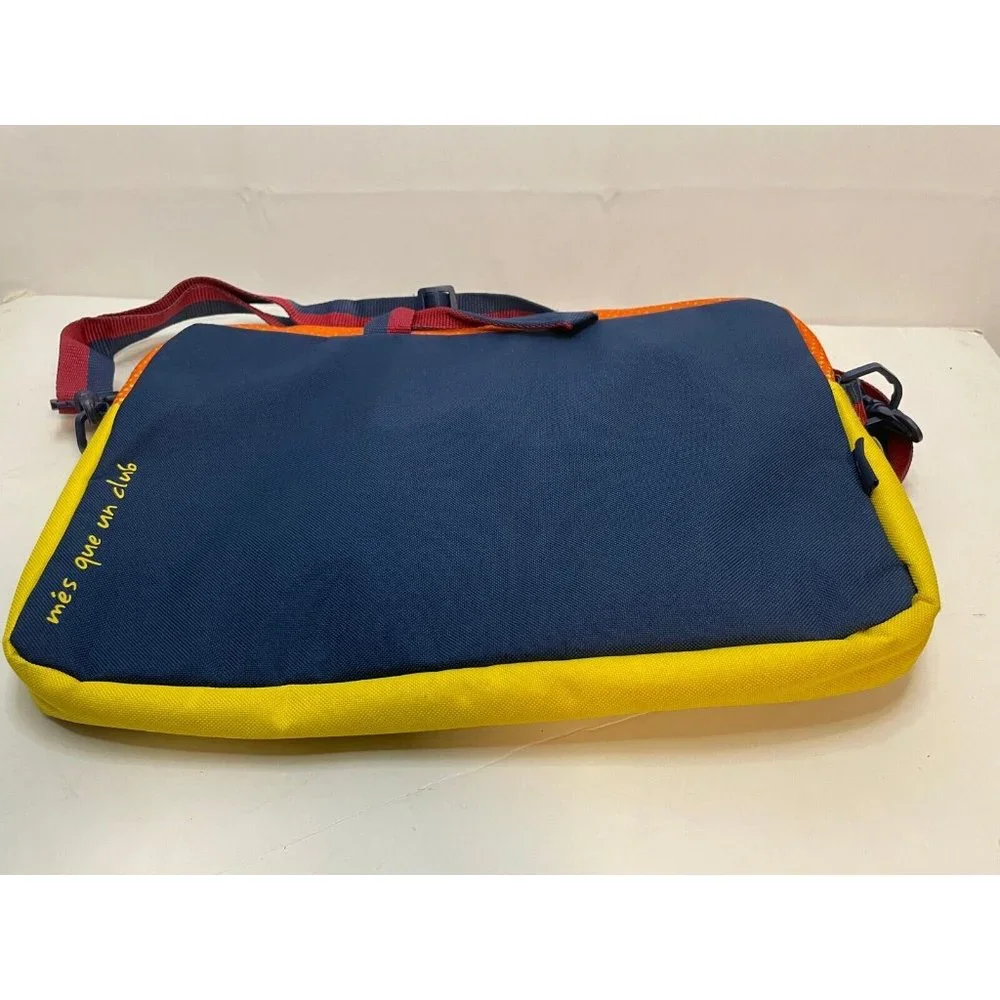 MLS FCB Barcelona Soccer padded laptop travel shoulder bag Safta 16